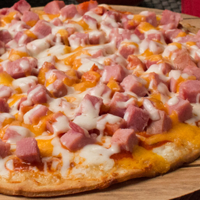 Image of Ham and Cheese Pizza Recipe